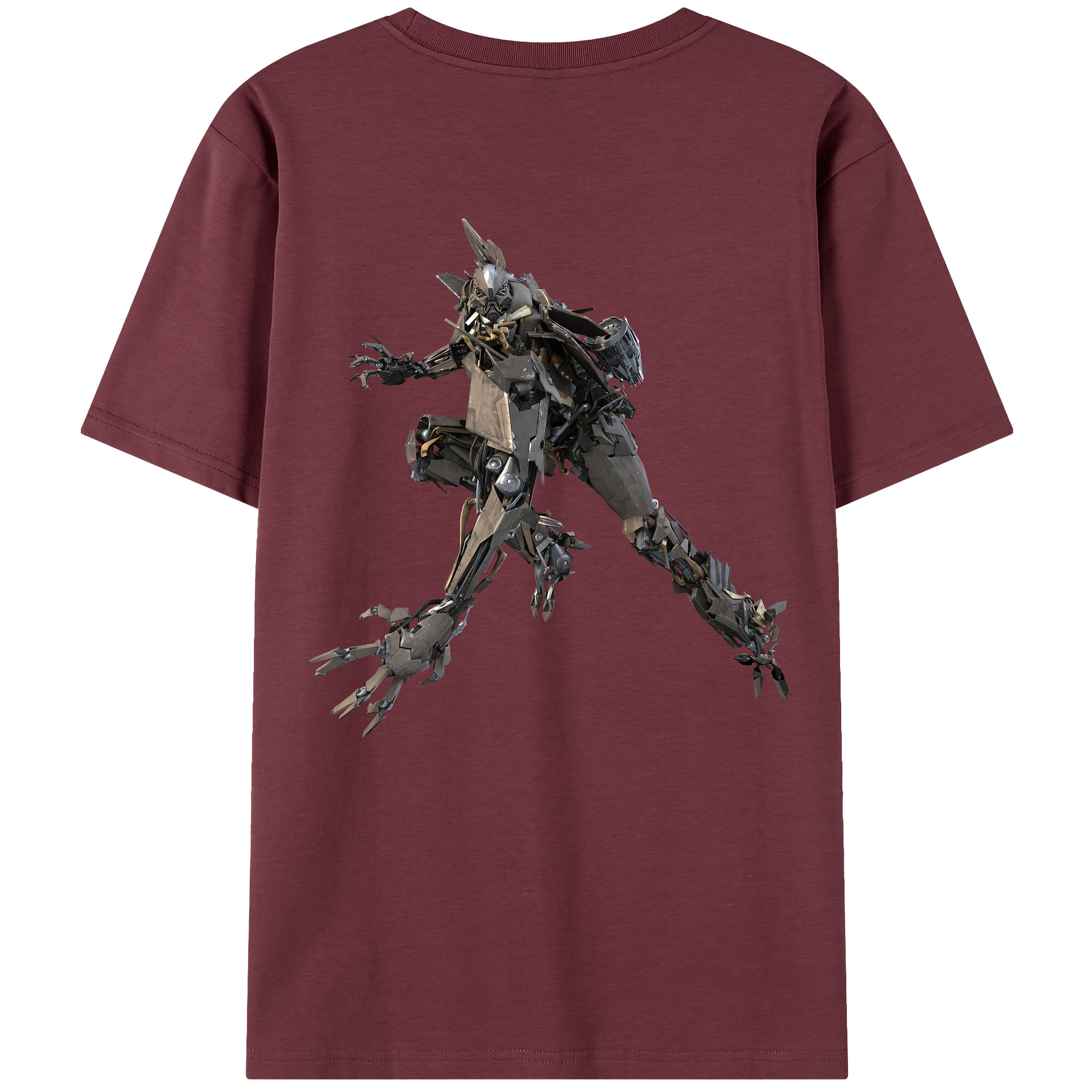 （画像用） Transformers トランスフォーマー 綿100％半袖Tシャツ（背面プリント）